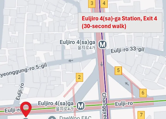 旅馆 Zip1972 Near Euljiro & Myeong *